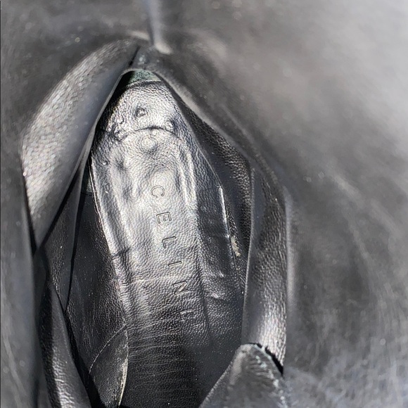 Celine Boots - Patent Leather combat boots with buckles. - Picture 5 of 9